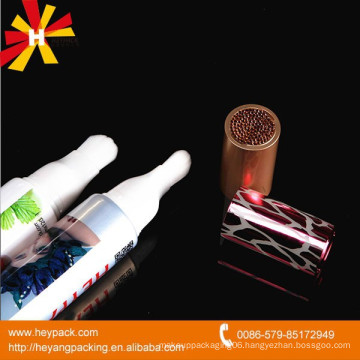 Oval plastic brush tube packaging